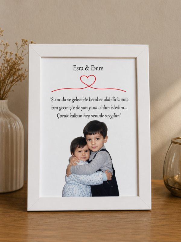 Çocukluk Fotoğrafı Birleştirme I Kişiye Özel Tasarım