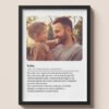 Poster_Mockup_1 Aile Temalı Çerçeve | Kişiye Özel Aile Tablosu