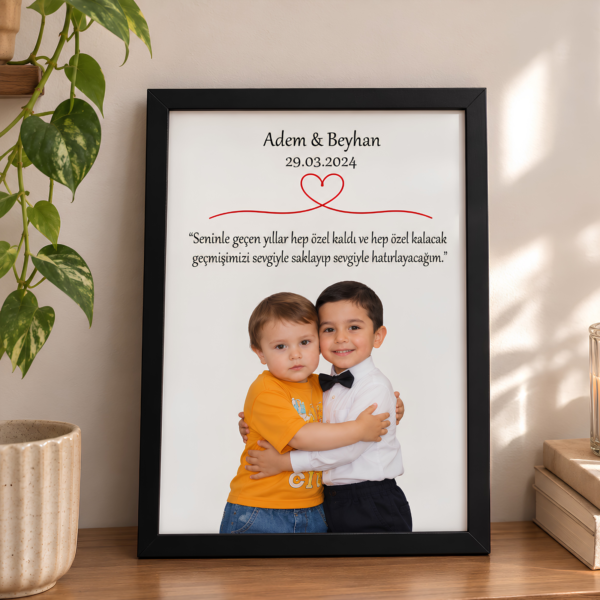 Çocukluk Fotoğrafı Birleştirme - Kişiye Özel Örnek 2 Çocukluk Fotoğrafını Birleştirme örneği 3