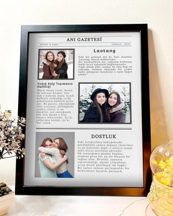 Sizin Hikâyeniz – Kişiye Özel Anı Gazetesi