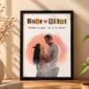 Sıla & Cemilhan (2) yıl dönümü hediyesi çift fotoğraf tablosu